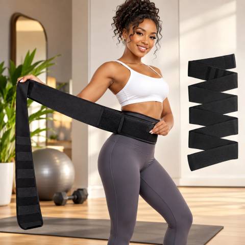 Power Waist Compression Belt – Adjustable Waist Trainer & Tummy Support