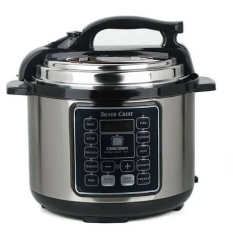 SILVER CREST Digital Non Stick Pressure Cooker Pot - 6Litres