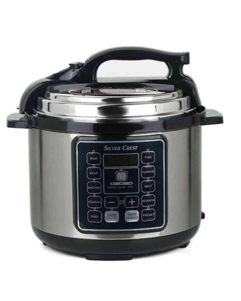 SILVER CREST Digital Non Stick Pressure Cooker Pot - 6Litres