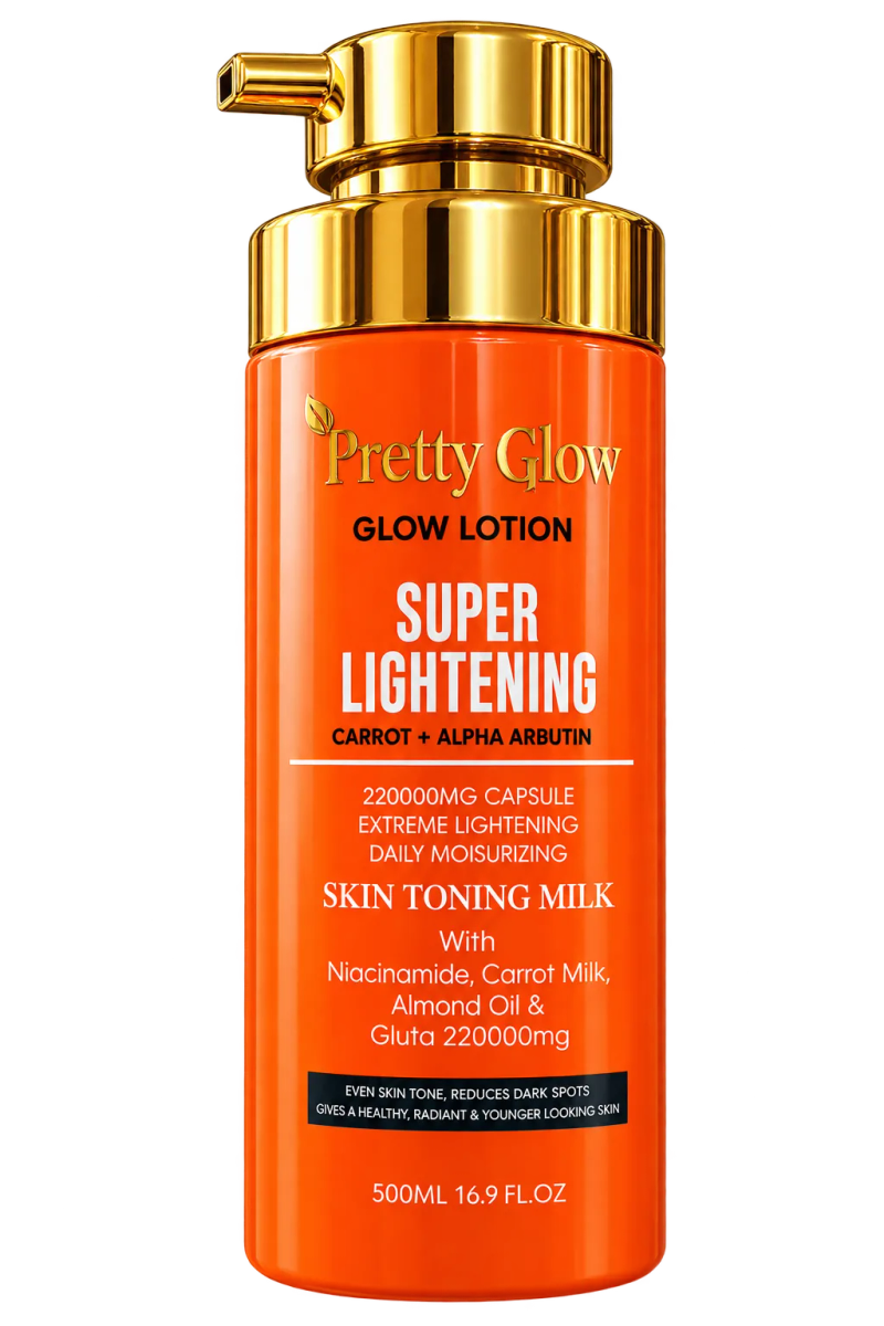 Pretty Glow Glow Lotion – Super Lightening Skin Toning Milk (500ml)