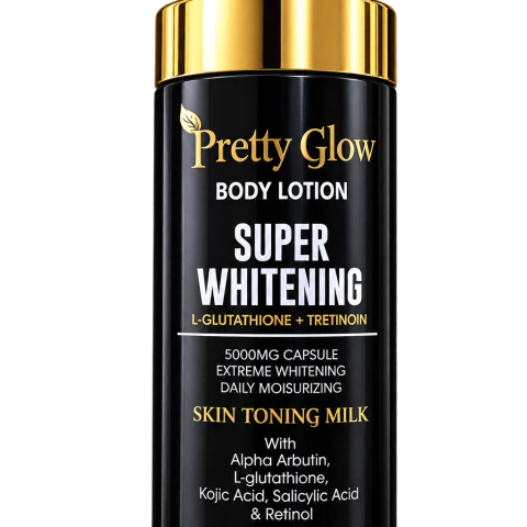 Pretty Glow Body Lotion – Super Whitening Skin Toning Milk (500ml).
