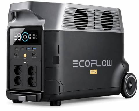 EcoFlow DELTA Pro 3600Wh Portable Power Station – 3600W Output, Fast Charging & Solar Ready