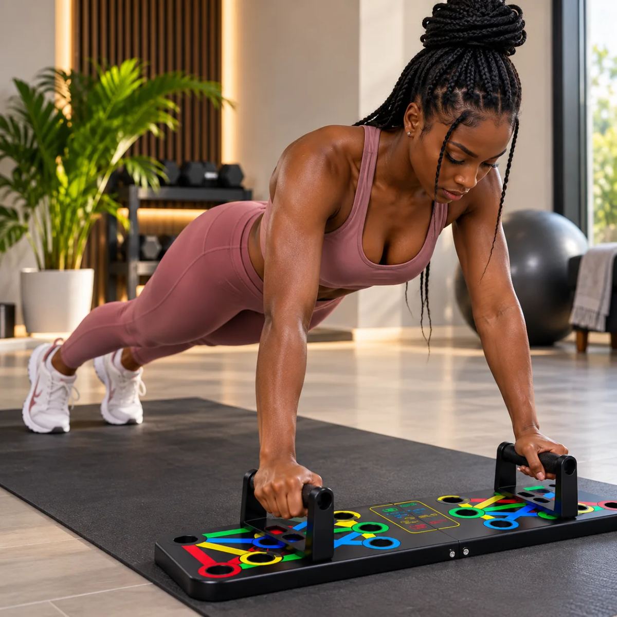 Multi-Functional Foldable Push-Up Board – Portable Home Workout Equipment