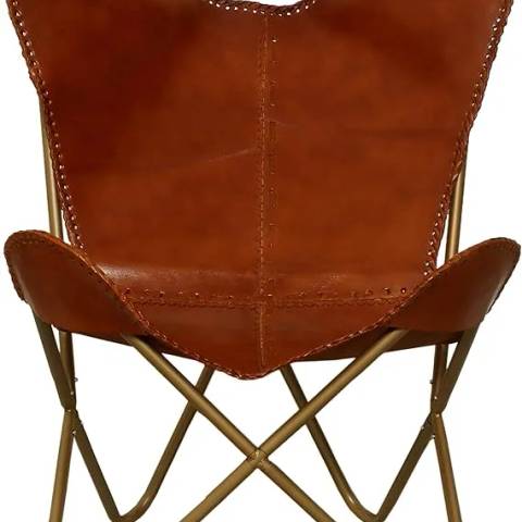 Classy Handmade Leather Living Room Chairs