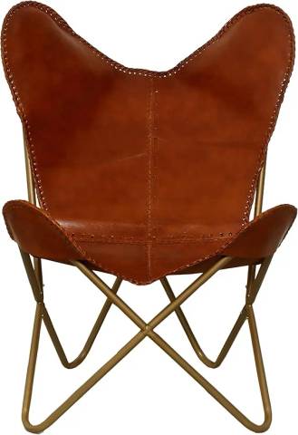 Classy Handmade Leather Living Room Chairs