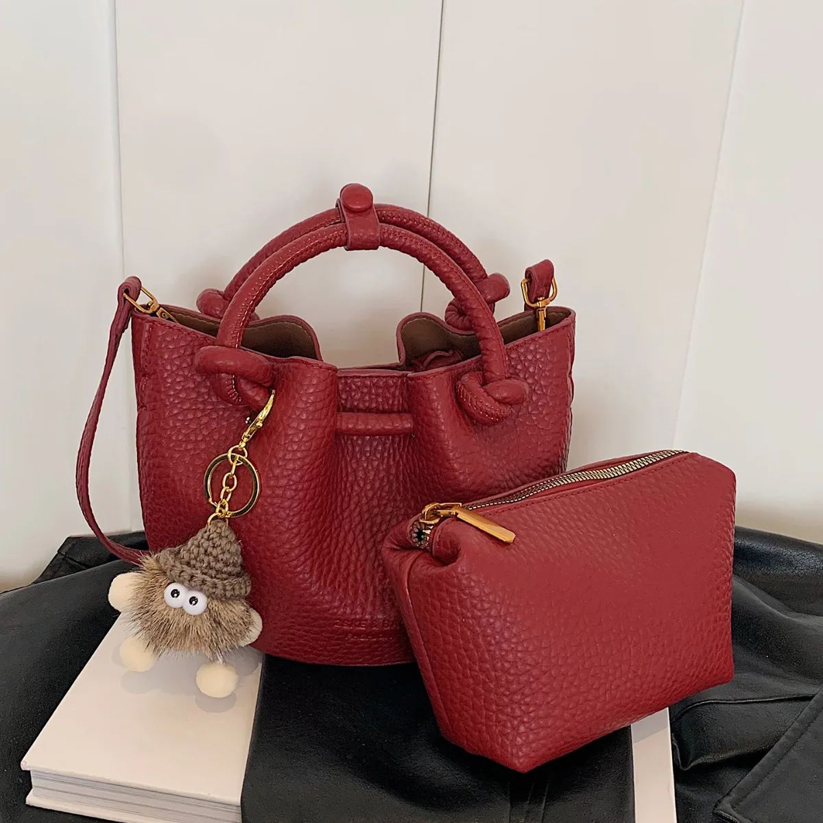 Retro Red Small Bag for Women