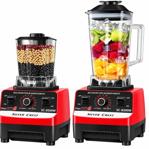 2L Industrial 8500W Food Crusher Blender With 2 Jar