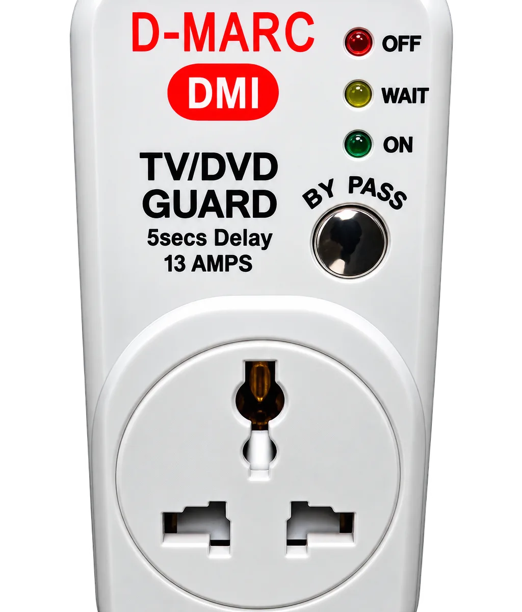 TV Guard Voltage Protection Adaptor – White