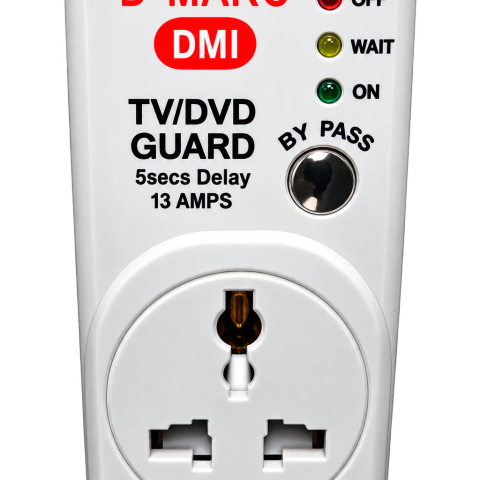 TV Guard Voltage Protection Adaptor – White
