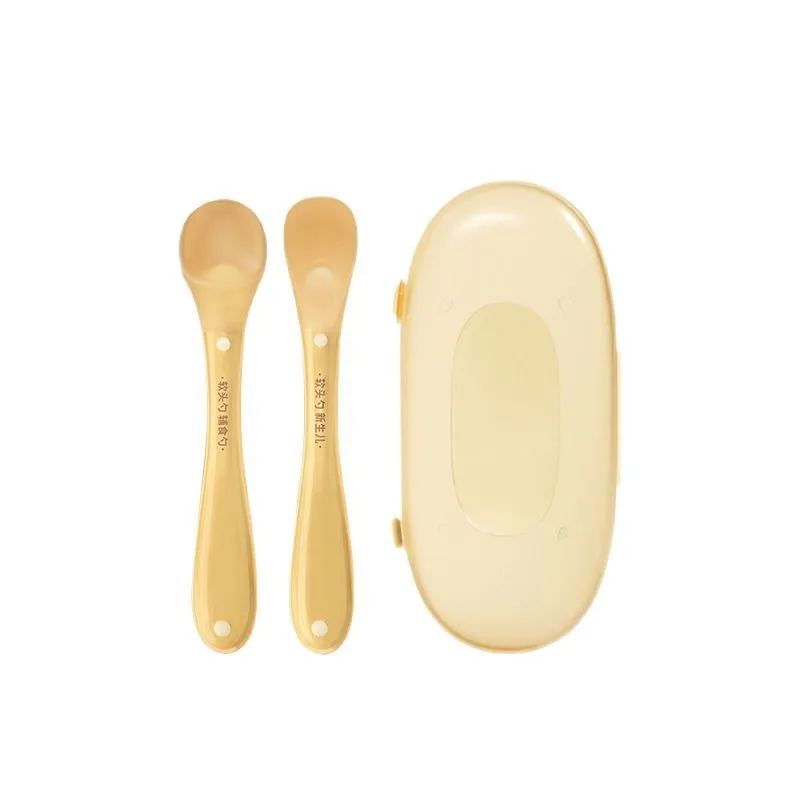 Baby Silicone  Feeding Spoon