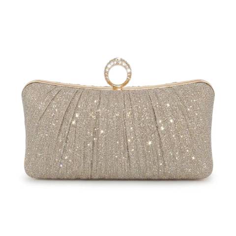 Ruched Evening Bag
