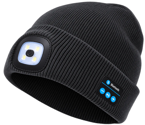 Bluetooth LED Music Beanie