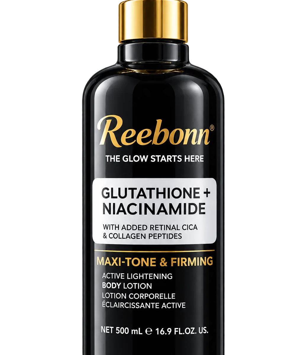 Reebonn Glutathione + Niacinamide Maxi-Tone & Firming Active Lightening Body Lotion (500ml)