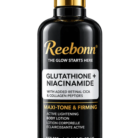 Reebonn Glutathione + Niacinamide Maxi-Tone & Firming Active Lightening Body Lotion (500ml)