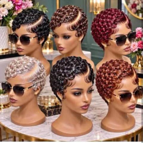 Chioma Wig – Short Curly Pixie Wig
