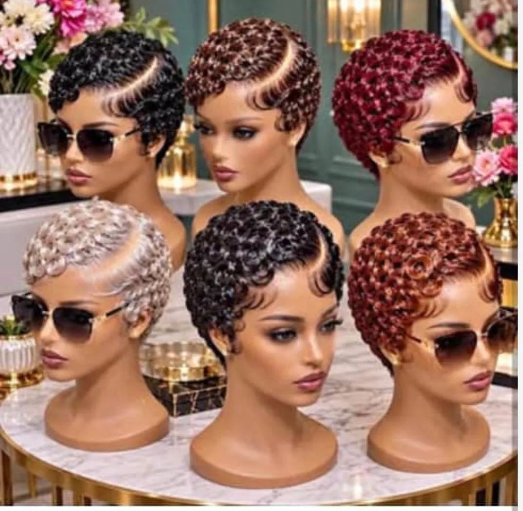 Chioma Wig – Short Curly Pixie Wig