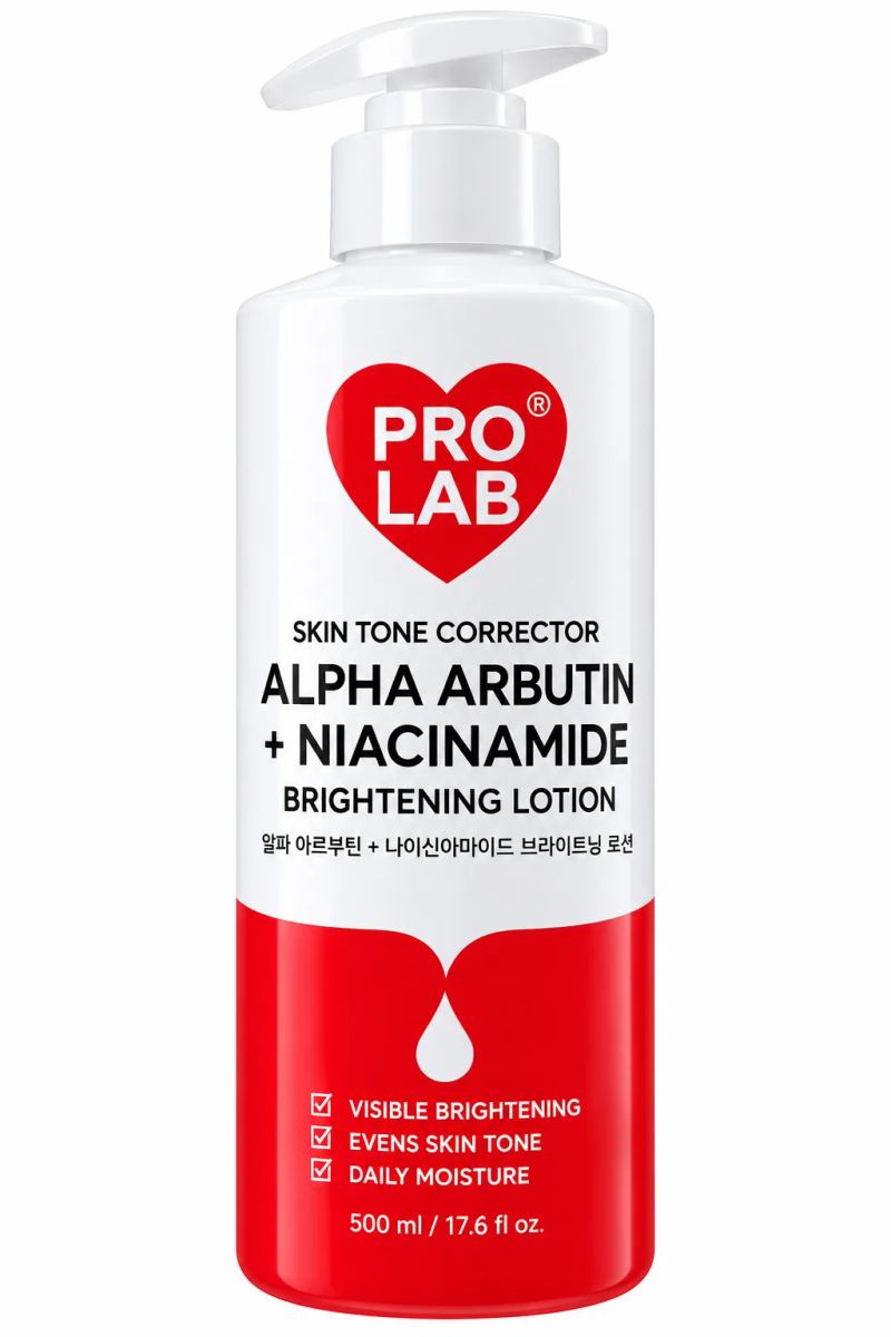 PRO LAB Alpha Arbutin + Niacinamide Brightening Lotion (500ml)