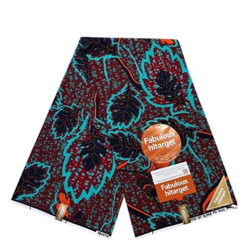 Fabulous Hitarget 100% Cotton African Ankara Wax Print Fabric – 6 Yards
