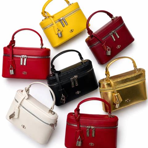 Women's Mini Vanity Top Handle Crossbody Bag