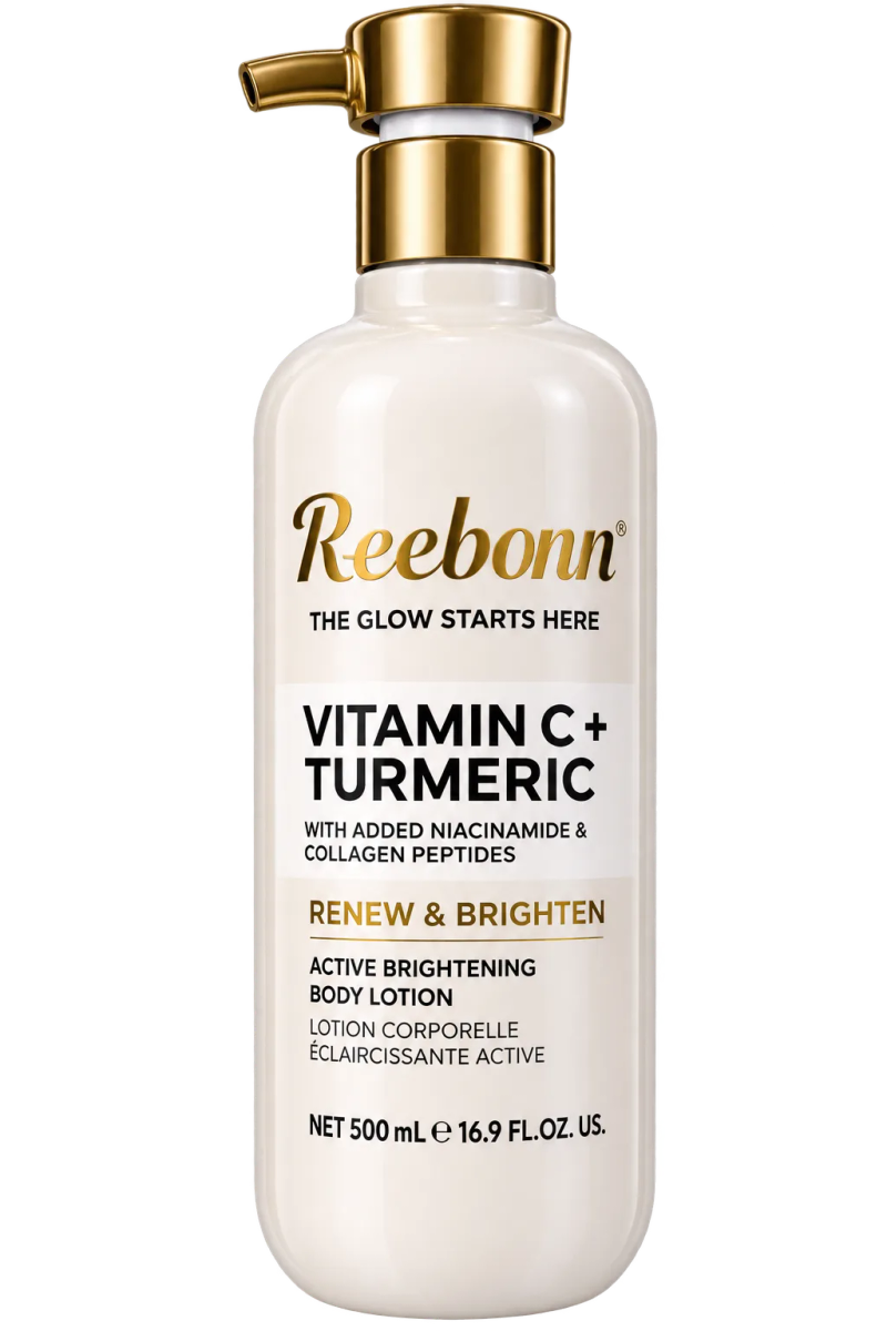 Reebonn Vitamin C + Turmeric Renew & Brighten Active Brightening Body Lotion (500ml)