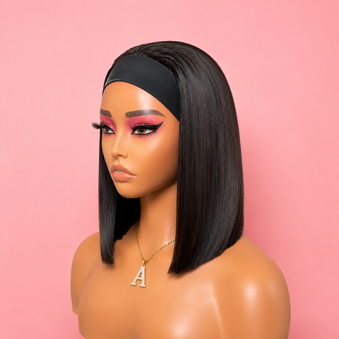 Straight Bob Headband Wig #2