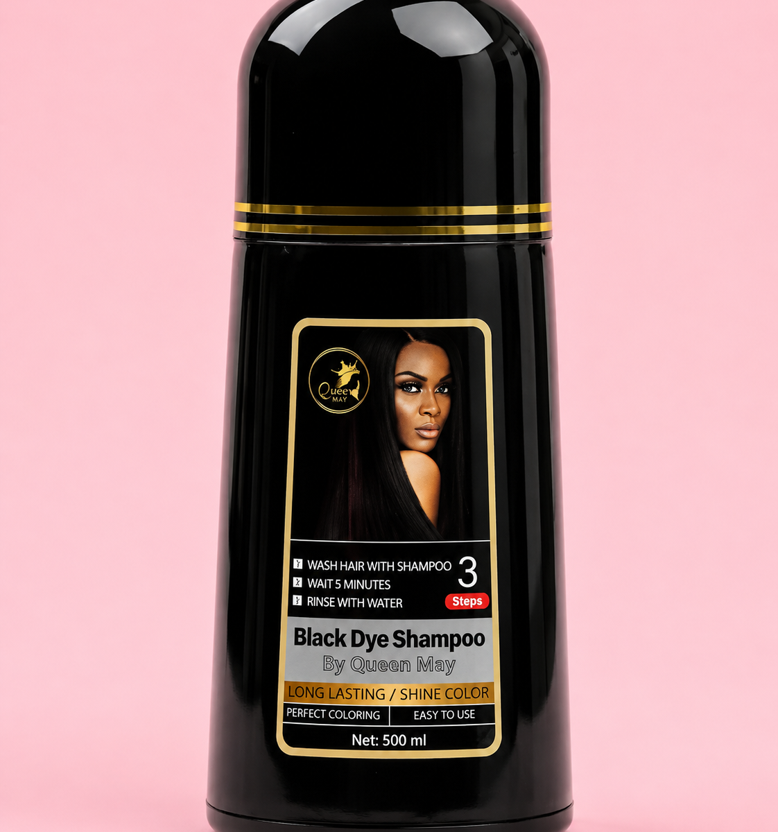 Queen May Black Dye Shampoo