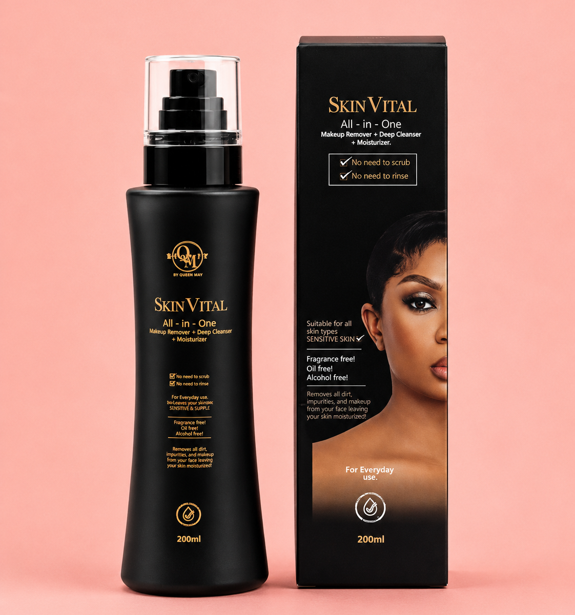 Skin Vital MakeUp Remover Spray By Queen May